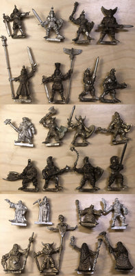 Heartbreaker Fantasy Armies - Phil Lewis 24 Knights & Mages Army (resin)