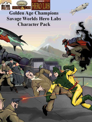 Golden Age Champions Savage Worlds Hero Lab Character Pack