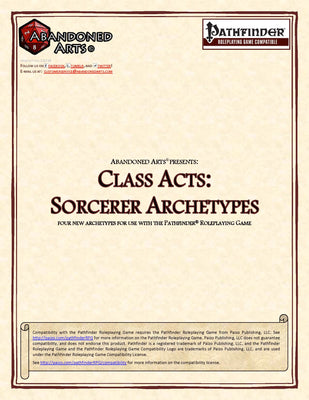 Class Acts: Sorcerer Archetypes